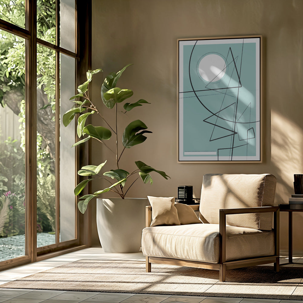 Angular Lines No 20 Poster